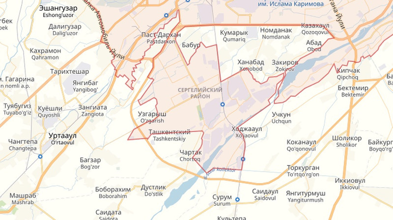 Территорию Ташкента расширят за счёт Зангиаты