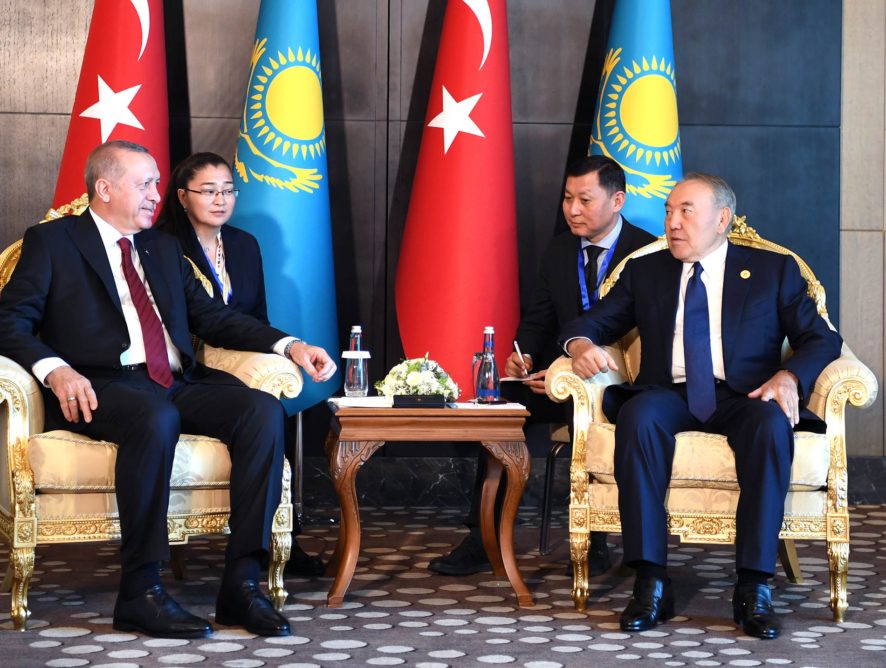 Қазақстанның Тұңғыш Президенті Түркия Республикасының Президенті Режеп Ердоғанмен кездесті