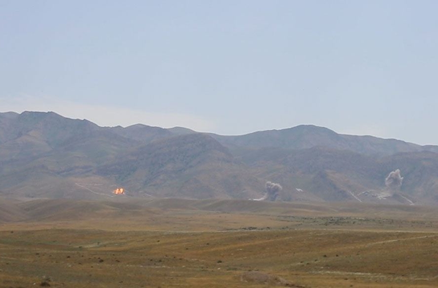 В результате артиллерийского обстрела вооруженными силами Армении в направлении Товузского района погиб мирный житель