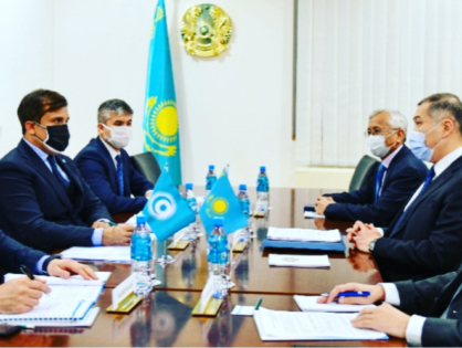 Türk Konseyi heyeti Kazakistan Dışişleri Bakanlığında Temaslarda Bulundu