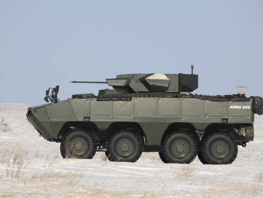 Қазақ әскері түріктердің ARMA-8x8 бронды машинасын сынап көрді