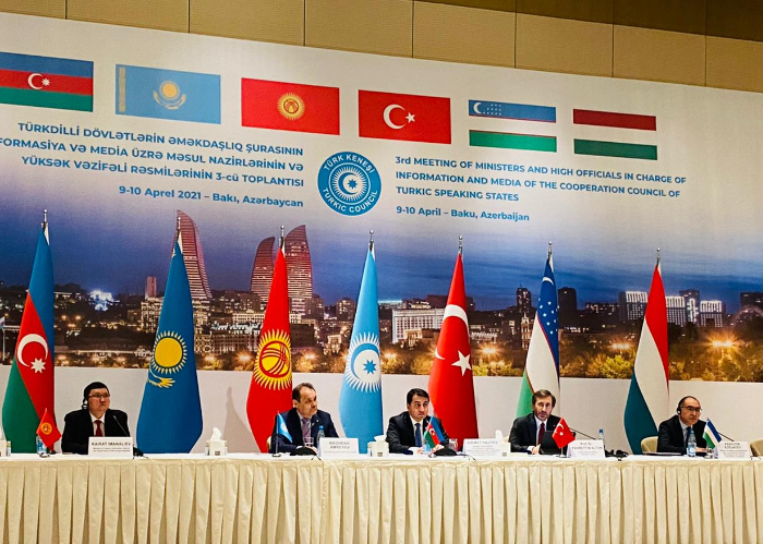 Türk Konseyi Medya ve Enformasyondan Sorumlu Bakanlar ve Üst Düzey Yetkililer 3. Toplantısı Bakü'de düzenlendi