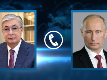 Состоялся телефонный разговор Президента Казахстана Касым-Жомарта Токаева с Президентом России Владимиром Путиным