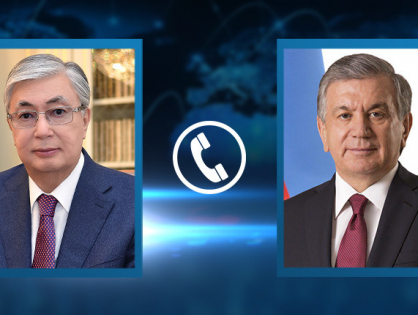 Состоялся телефонный разговор Главы государства с Президентом Узбекистана Шавкатом Мирзиёевым