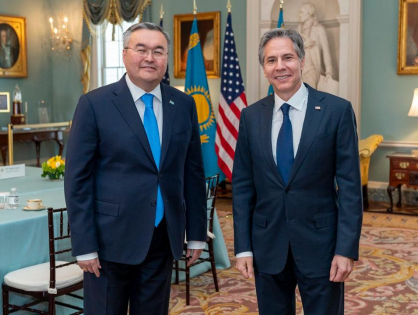 О переговорах Министра иностранных дел Казахстана и Государственного секретаря США