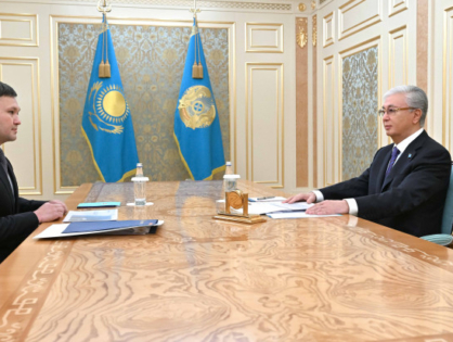 Глава государства принял председателя правления АО НК «КазМунайГаз» Асхата Хасенова